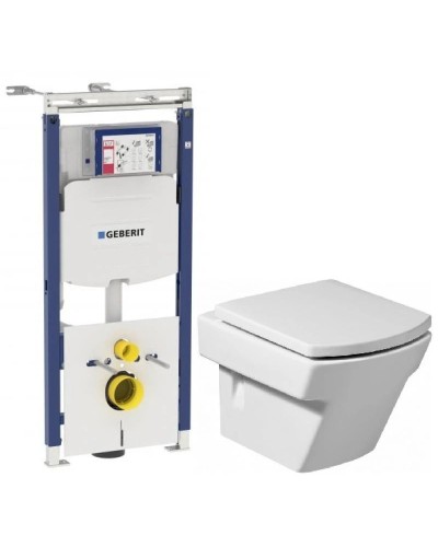 Комплект подвесной унитаз Roca Hall 346627000 + 801622004 + система инсталляции Geberit 111.362.00.5