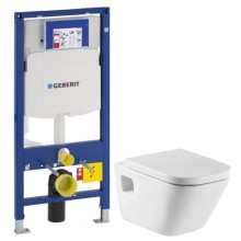 Комплект подвесной унитаз Roca The Gap 346477000 + 801472004 + система инсталляции Geberit 111.300.00.5