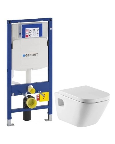 Комплект подвесной унитаз Roca The Gap 346477000 + 801472004 + система инсталляции Geberit 111.300.00.5