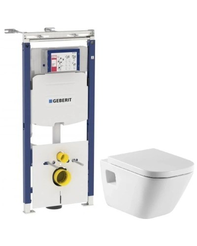 Комплект подвесной унитаз Roca The Gap 346477000 + 801472004 + система инсталляции Geberit 111.362.00.5
