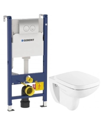 Комплект подвесной унитаз Roca Debba 346997000 + ZRU9302826 + система инсталляции Geberit 458.124.21.1