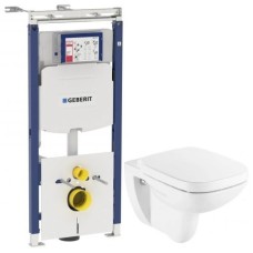 Комплект подвесной унитаз Roca Debba 346997000 + ZRU9302826 + система инсталляции Geberit 111.362.00.5