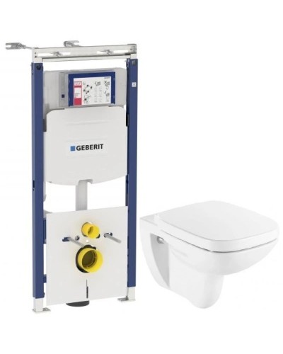 Комплект подвесной унитаз Roca Debba 346997000 + ZRU9302826 + система инсталляции Geberit 111.362.00.5