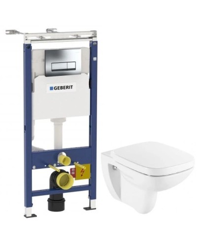 Комплект подвесной унитаз Roca Debba 346997000 + ZRU9302826 + система инсталляции Geberit 458.125.21.1