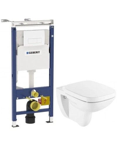 Комплект подвесной унитаз Roca Debba 346997000 + ZRU9302826 + система инсталляции Geberit 458.125.11.1