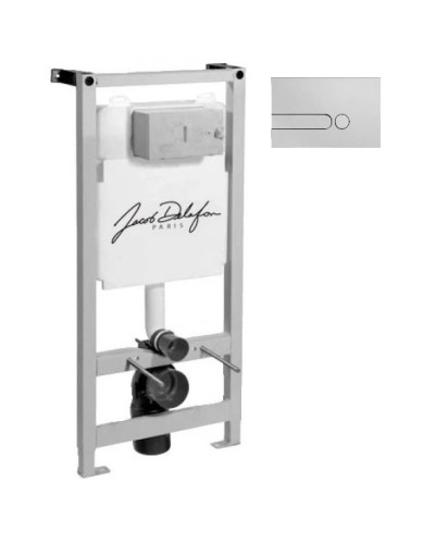 Комплект подвесной унитаз Roca Debba 346997000 + ZRU9302826 + система инсталляции Jacob Delafon E5504-NF + E4326-CP