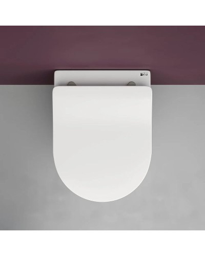 Комплект унитаза Ceramica Nova Play CN3001 с инсталляцией Koller Pool DUNE1200SL+Neon с сиденьем Микролифт и клавишей смыва Хром