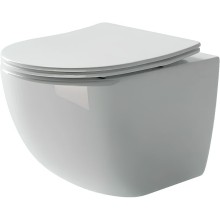 Комплект унитаза Ceramica Nova Forma CN3009 с сиденьем Микролифт и инсталляцией Jacob Delafon E29025-NF+E4316-CP с клавишей смыва Хром