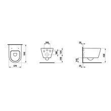 Комплект подвесной унитаз Laufen Kartell by Laufen  8.2033.6.000.000.1 + 8.9133.1.000.000.1 + система инсталляции Geberit 111.300.00.5