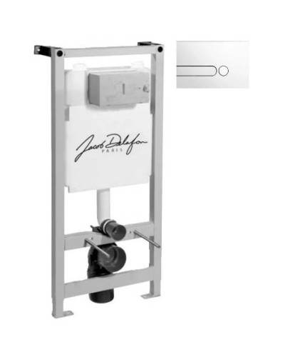 Комплект подвесной унитаз Laufen Kartell by Laufen  8.2033.6.000.000.1 + 8.9133.1.000.000.1 + система инсталляции Jacob Delafon E5504-NF + E4326-00