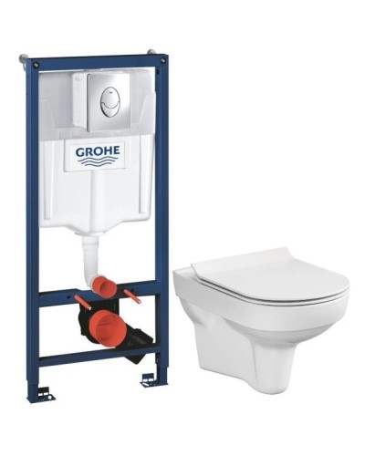 Комплект подвесной унитаз Cersanit City MZ-CITY-COn-S-DL + система инсталляции Grohe 38721001