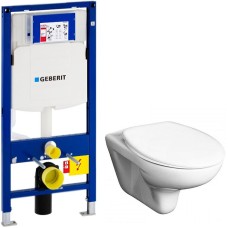 Комплект унитаза Roca Mateo 346200000+ZRU9302815  с инсталляцией Geberit Duofix Sigma UP320 111.300.00.5 с сиденьем