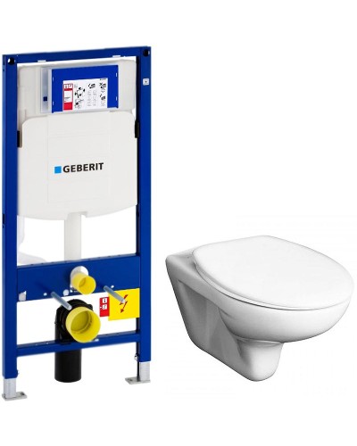 Комплект унитаза Roca Mateo 346200000+ZRU9302815  с инсталляцией Geberit Duofix Sigma UP320 111.300.00.5 с сиденьем