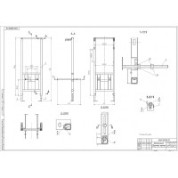 Комплект унитаза с инсталляцией Cersanit City 64075 с сиденьем Микролифт и клавишей смыва Хром матовый