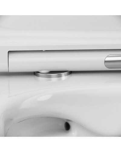 Комплект унитаза с инсталляцией AM.PM Awe FlashClean IS49001.111700 с сиденьем Микролифт и Белой клавишей смыва