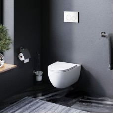 Комплект унитаза с инсталляцией AM.PM Awe FlashClean IS49001.111700 с сиденьем Микролифт и Белой клавишей смыва