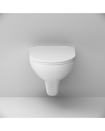 Комплект унитаза с инсталляцией AM.PM Gem FlashClean IS49001.901700 с сиденьем Микролифт и Белой клавишей смыва