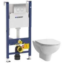 Комплект подвесной унитаз Laufen Pro 8.2095.0.000.000.1 + 8.9896.6.000.000.1 + система инсталляции Geberit 458.124.21.1