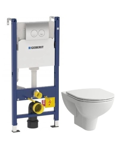 Комплект подвесной унитаз Laufen Pro 8.2095.0.000.000.1 + 8.9896.6.000.000.1 + система инсталляции Geberit 458.124.21.1
