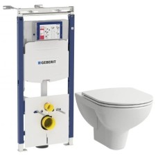 Комплект подвесной унитаз Laufen Pro 8.2095.0.000.000.1 + 8.9896.6.000.000.1 + система инсталляции Geberit 111.362.00.5