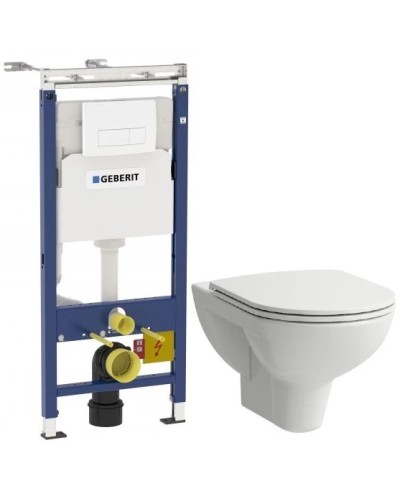 Комплект подвесной унитаз Laufen Pro 8.2095.0.000.000.1 + 8.9896.6.000.000.1 + система инсталляции Geberit 458.125.11.1