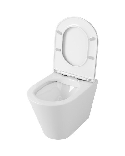 Комплект унитаза Owl 1975 Vind Ruta-H OWLT190304 с инсталляцией Grohe Rapid SL 38721001 с сиденьем Микролифт и клавишей смыва Хром