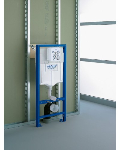 Комплект унитаза Owl 1975 Vind Ruta-H OWLT190304 с инсталляцией Grohe Rapid SL 38775001 с сиденьем Микролифт и клавишей смыва Хром