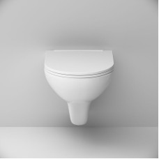 Комплект унитаза с инсталляцией AM.PM Gem FlashClean IS30201.901700 с сиденьем Микролифт и Белой глянцевой клавишей смыва