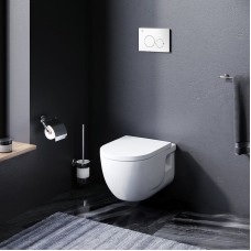 Комплект унитаза с инсталляцией AM.PM Like IS49001.801701 с сиденьем Микролифт и Белой клавишей смыва