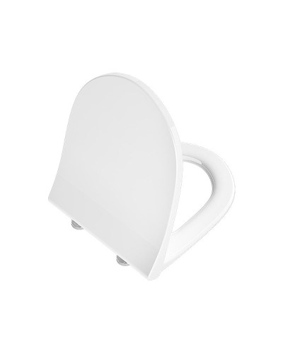 Комплект унитаза с инсталляцией Vitra Sento Rim-Ex 9830B003-7207 с сиденьем Микролифт и клавишей смыва Хром матовый