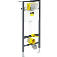 Комплект унитаза Koller Pool Orion OR-0515-RW с инсталляцией Viega Prevista Dry 8524.14 792596 с сиденьем Микролифт и клавишей смыва Хром