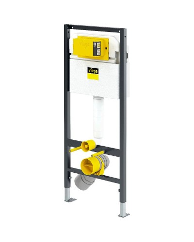 Комплект унитаза Koller Pool Orion OR-0515-RW с инсталляцией Viega Prevista Dry 8524.14 792596 с сиденьем Микролифт и клавишей смыва Хром