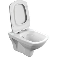 Комплект унитаза с инсталляцией Cersanit Carina 64119 с сиденьем Микролифт и Белой клавишей смыва