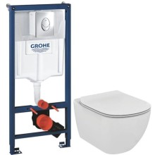 Комплект подвесной унитаз Ideal Standard Tesi T007901 + T352701 + система инсталляции Grohe 38721001
