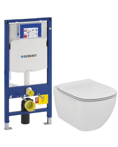 Комплект подвесной унитаз Ideal Standard Tesi T007901 + T352701 + система инсталляции Geberit 111.300.00.5