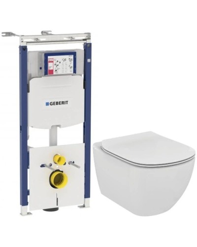 Комплект подвесной унитаз Ideal Standard Tesi T007901 + T352701 + система инсталляции Geberit 111.362.00.5