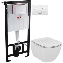 Комплект подвесной унитаз Ideal Standard Tesi T007901 + T352701 + система инсталляции AlcaPlast AM101/11203:1RUSSETM70