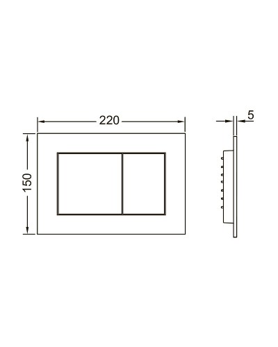 Комплект унитаза Ceramica Nova Forma CN3009 с инсталляцией Tece Base 9400413 с сиденьем Микролифт и Белой клавишей смыва
