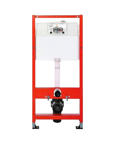 Комплект унитаза Ceramica Nova Forma CN3009 с инсталляцией Tece Base 9400413 с сиденьем Микролифт и Белой клавишей смыва