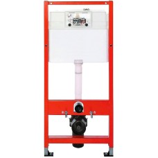 Комплект унитаза Owl 1975 Vind Cirkel-H OWLT190305 с инсталляцией Tece Base 9400413 с сиденьем Микролифт и Белой клавишей смыва