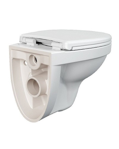 Комплект унитаза Cersanit Delfi TPL S-MZ-DELFI-PL с инсталляцией Tece Profil 9400412 с сиденьем Микролифт и клавишей смыва Хром глянцевый