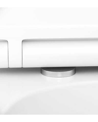 Комплект унитаза AM.PM Spirit FlashClean C701700WH + C707857WH с инсталляцией Grohe Rapid SL 38721001 с сиденьем Микролифт и клавишей смыва Хром