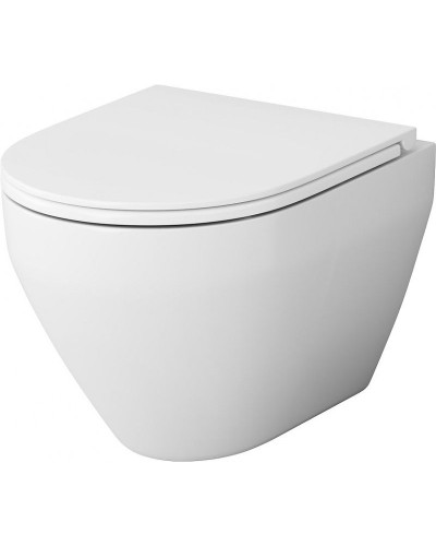 Комплект унитаза AM.PM Spirit FlashClean C701700WH + C707857WH с инсталляцией Viega Prevista Dry 8524.14 792596 с сиденьем Микролифт и клавишей смыва Хром