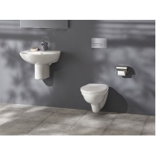 Комплект унитаза с инсталляцией Jacob Delafon Patio E21739RU-00 с сиденьем Микролифт и клавишей смыва Хром