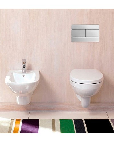 Комплект унитаза с инсталляцией Jacob Delafon Patio E21739RU-00 с сиденьем Микролифт и клавишей смыва Хром