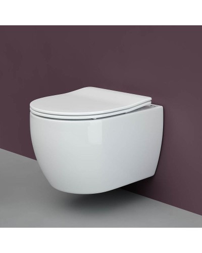 Комплект унитаза с инсталляцией Ceramica Nova Play CN3001_1002W_1000 с сиденьем Микролифт и Белой клавишей смыва