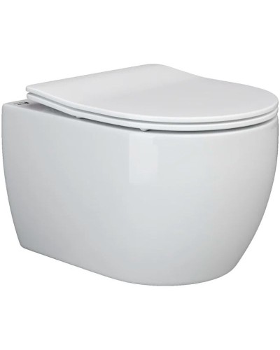 Комплект унитаза с инсталляцией Ceramica Nova Play CN3001_1002CH_1000 с сиденьем Микролифт и клавишей смыва Хром