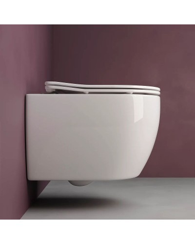 Комплект унитаза с инсталляцией Ceramica Nova Play CN3001_1002CH_1000 с сиденьем Микролифт и клавишей смыва Хром