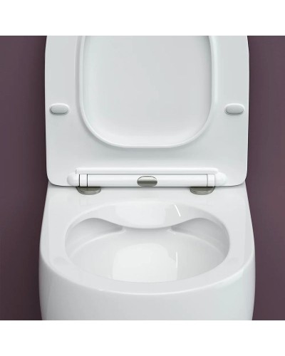 Комплект унитаза с инсталляцией Ceramica Nova Play CN3001_1002CH_1000 с сиденьем Микролифт и клавишей смыва Хром