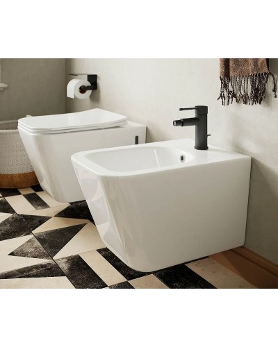 Комплект унитаза с инсталляцией Ceramica Nova Metric CN3007_1001W_1000 с сиденьем Микролифт и Белой клавишей смыва